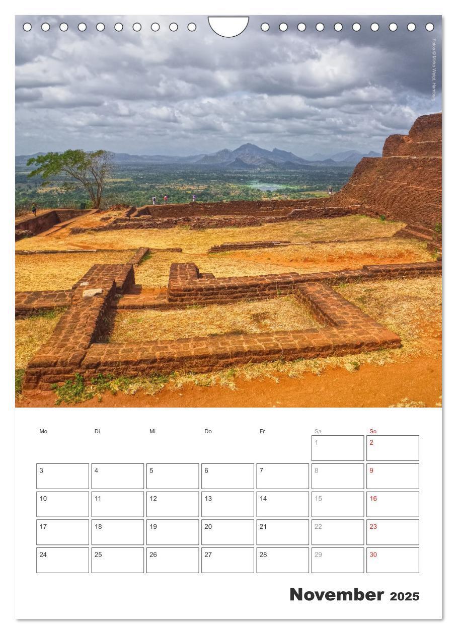 Bild: 9783457051498 | Sri Lanka 2025 - Exotisches Paradies - Jahresplaner (Wandkalender...