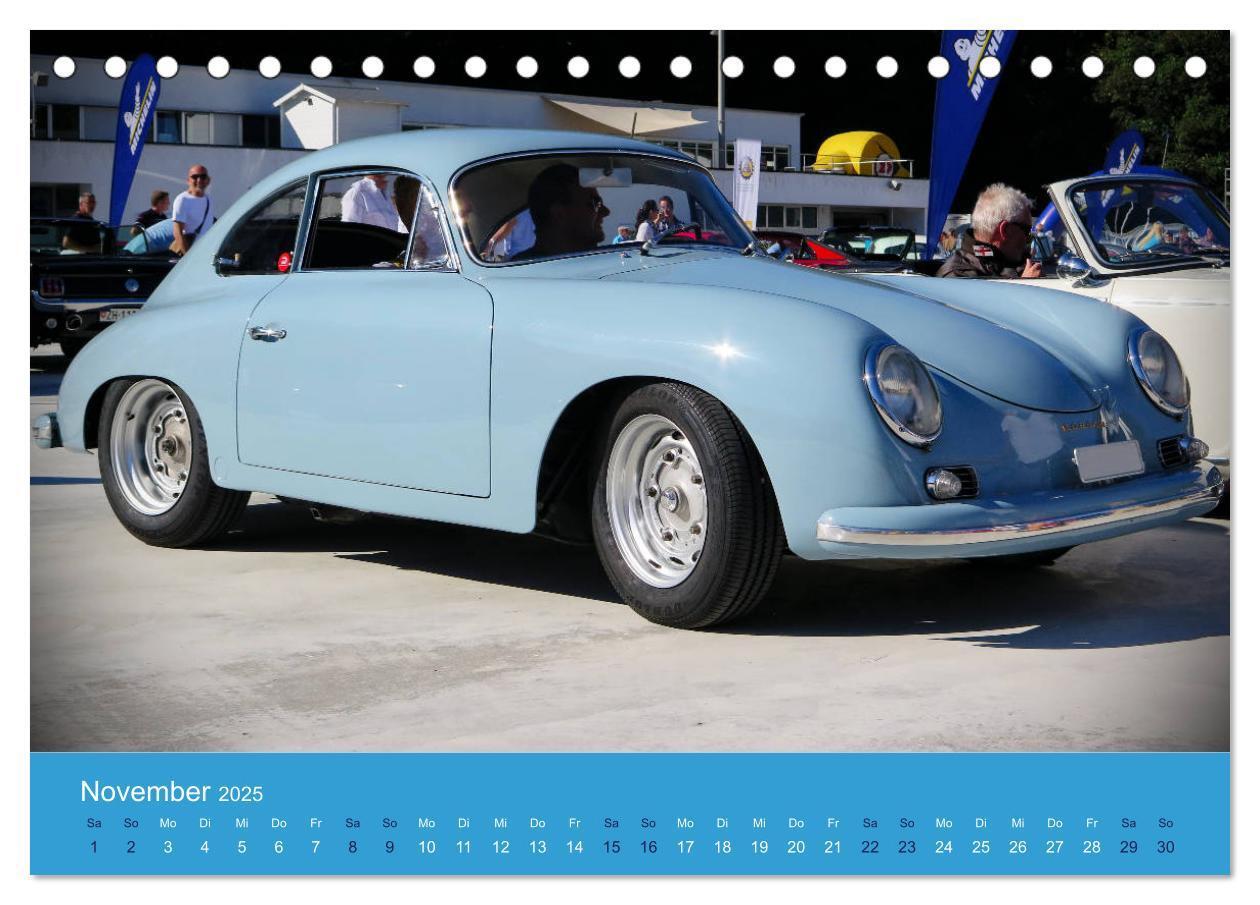 Bild: 9783435133451 | Porsche Classics (Tischkalender 2025 DIN A5 quer), CALVENDO...