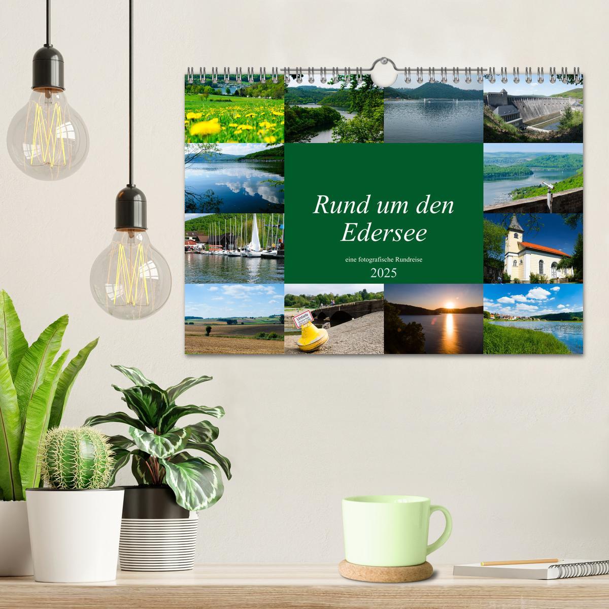 Bild: 9783435392049 | Rund um den Edersee (Wandkalender 2025 DIN A4 quer), CALVENDO...