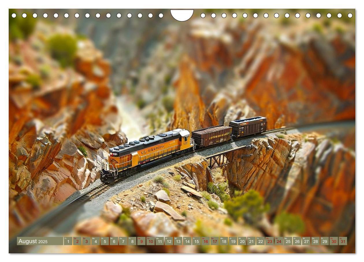 Bild: 9783435927562 | Miniaturwelt Eisenbahn - Zug um Zug ins Abenteuer (Wandkalender...