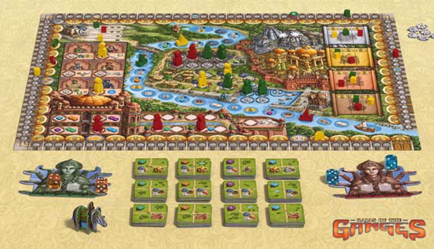 Bild: 4260071879783 | Rajas of the Ganges | Spiel | Deutsch | 2017 | R&R Games