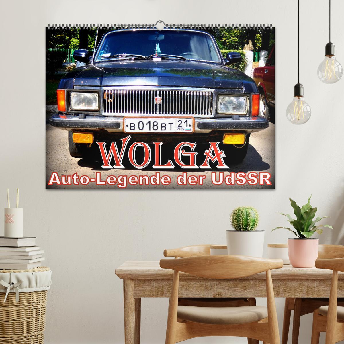 Bild: 9783457180105 | WOLGA - Auto-Legende der UdSSR (Wandkalender 2025 DIN A2 quer),...