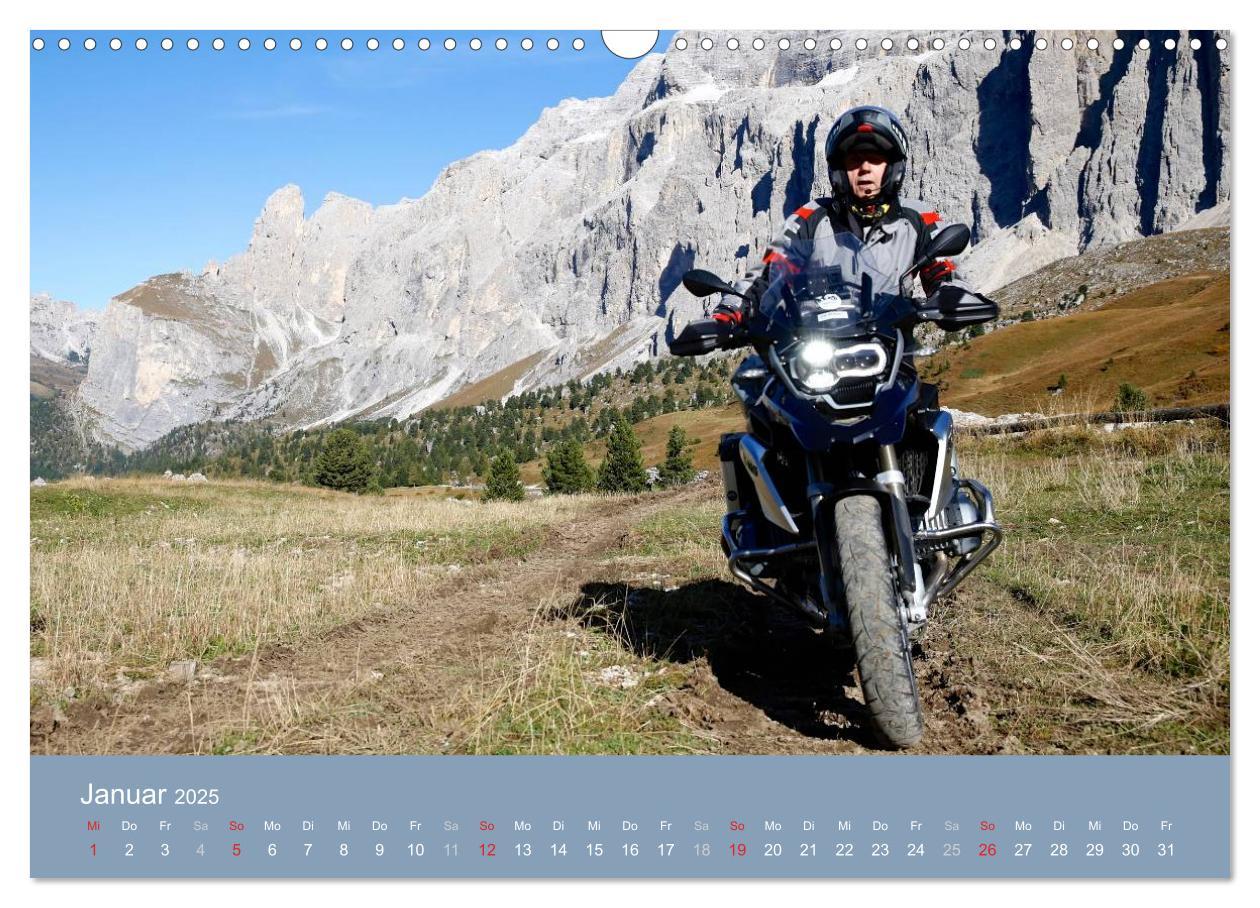 Bild: 9783435521463 | Freude an - Spaß mit der BMW GS (Wandkalender 2025 DIN A3 quer),...