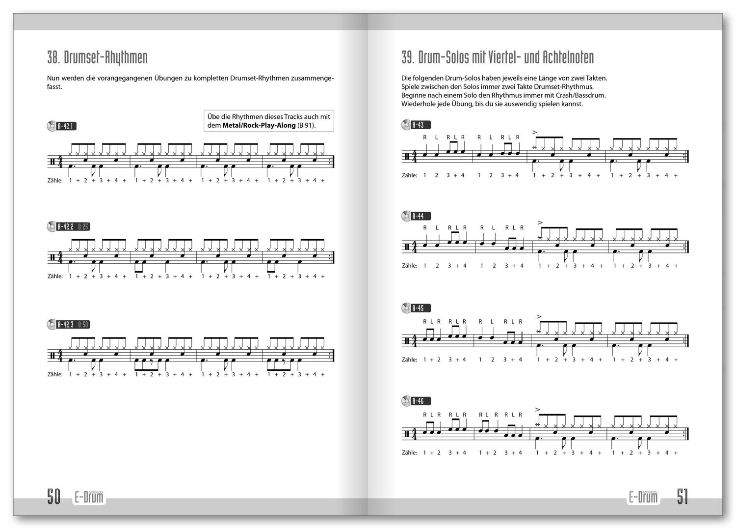 Bild: 9783802409899 | Modern E-Drum (CD) | Herbert Kraus | Taschenbuch | 96 S. | Deutsch