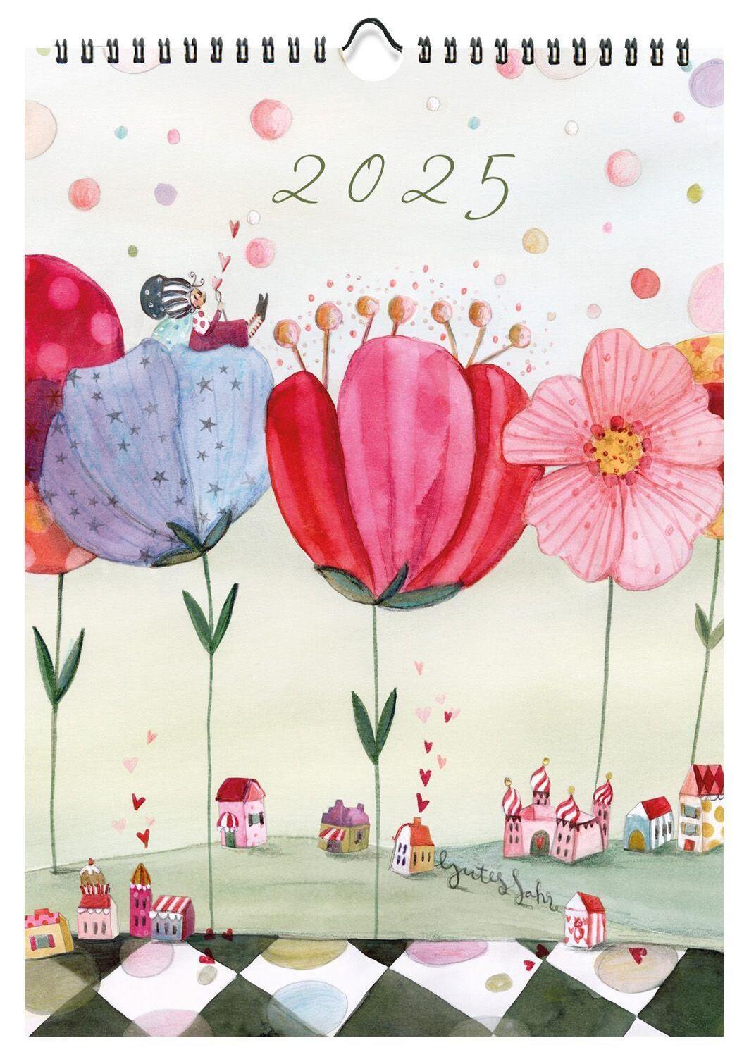 Cover: 9783949568923 | Wochenplaner 2025 | Mohnblumen | Silke Leffler | Kalender | 13 S.