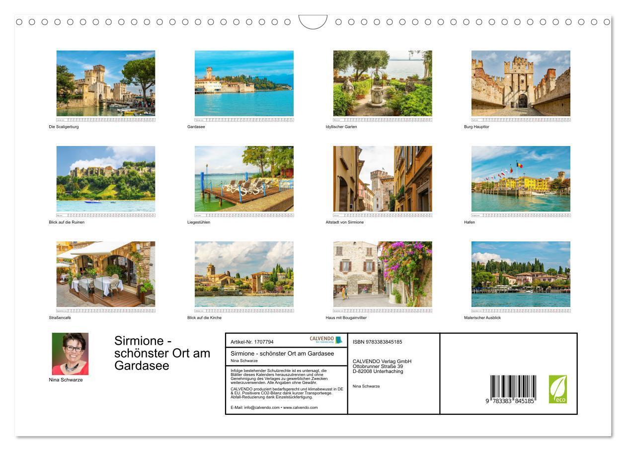 Bild: 9783383845185 | Sirmione - schönster Ort am Gardasee (Wandkalender 2025 DIN A3...