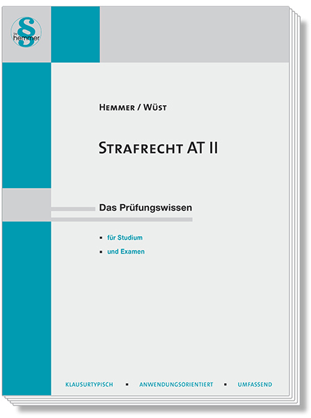 Cover: 9783968380834 | Strafrecht AT II | Karl-Edmund Hemmer (u. a.) | Buch | Deutsch | 2022