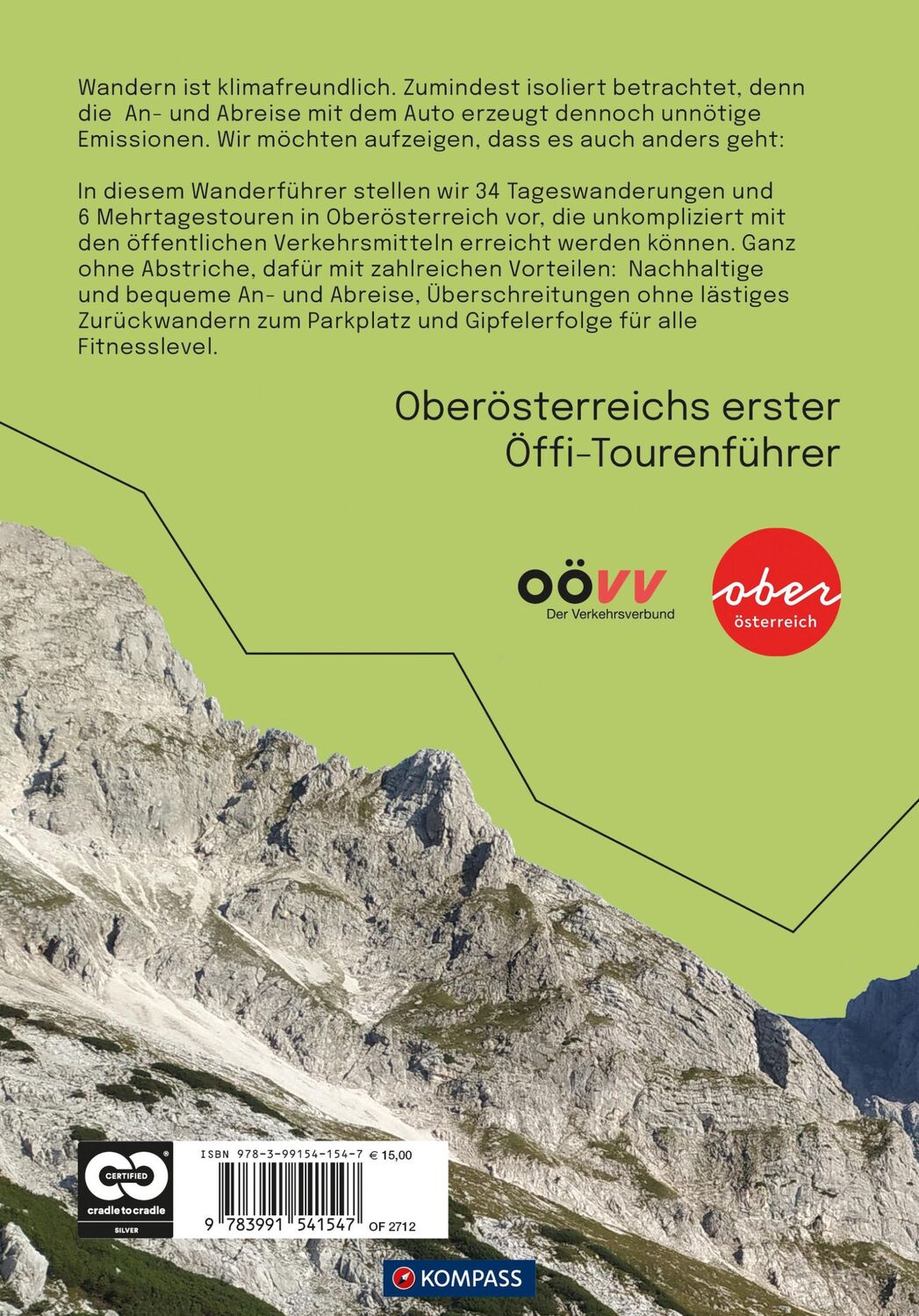 Rückseite: 9783991541547 | KOMPASS Öffi Touren Oberösterreich | Taschenbuch | KOMPASS-KARTEN