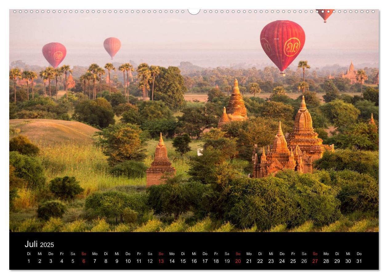 Bild: 9783435746644 | Myanmar 2025 (Wandkalender 2025 DIN A2 quer), CALVENDO Monatskalender