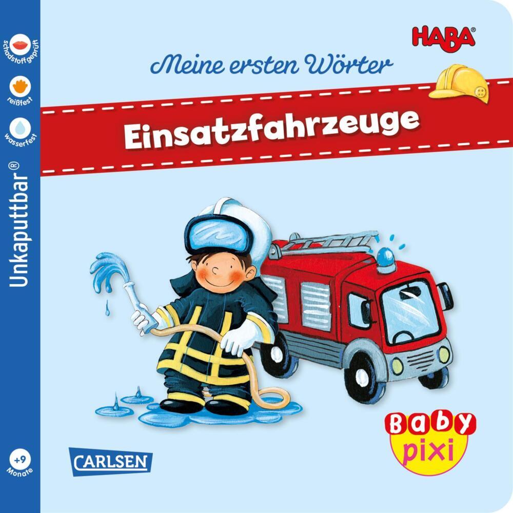 Cover: 9783551051974 | Baby Pixi (unkaputtbar) 95: HABA Meine ersten Wörter: Einsatzfahrzeuge