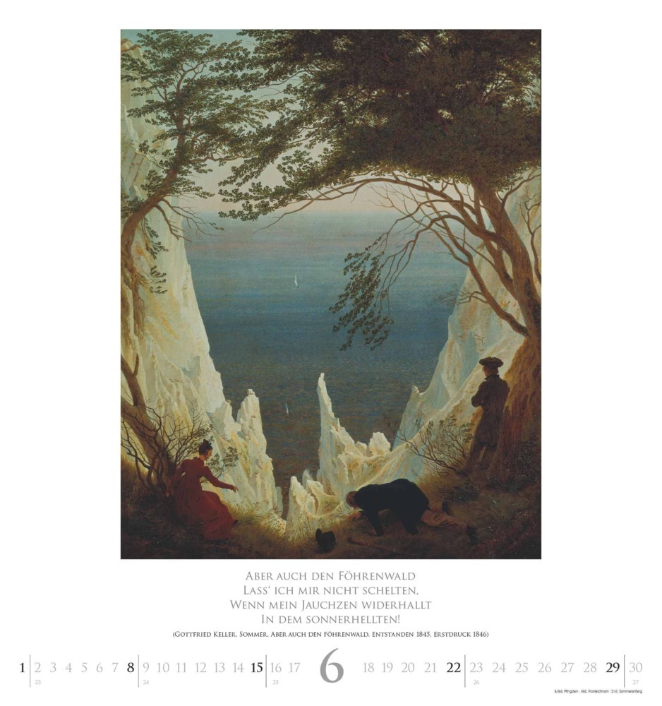 Bild: 4250809653211 | DUMONT - Caspar David Friedrich 2025 Wandkalender, 45x48cm,...