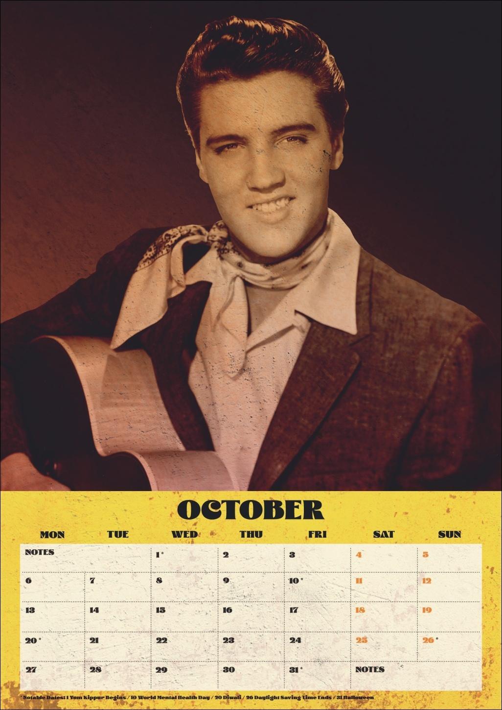 Bild: 9783840196720 | Elvis Posterkalender 2025 | Elvis | Kalender | Danilo | Spiralbindung