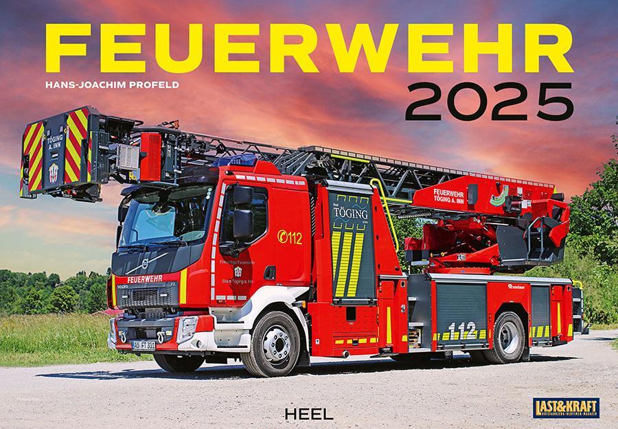 Cover: 9783966648165 | Feuerwehr Kalender 2025 Wandkalender | Hans-Joachim Profeld | Kalender