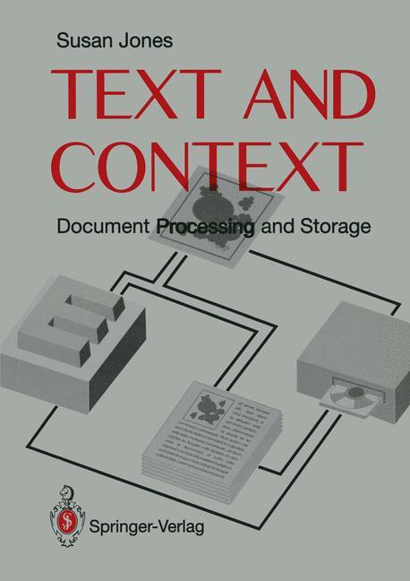 Cover: 9783540196044 | Text and Context | Document Storage and Processing | Susan Jones