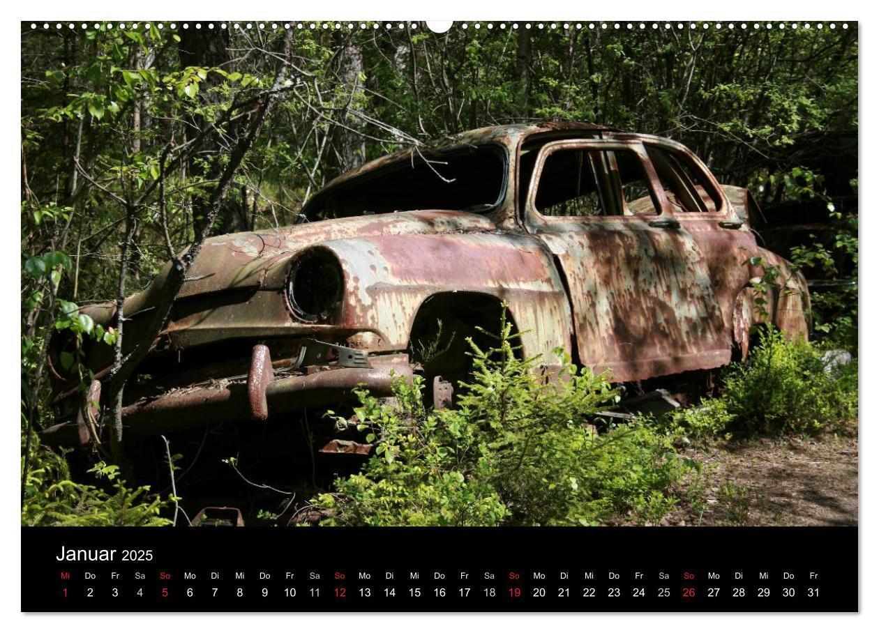 Bild: 9783435750801 | Schrottautos im Kyrkö Mosse (Wandkalender 2025 DIN A2 quer),...