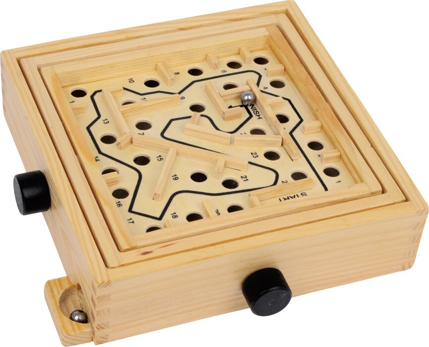 Cover: 4020972034618 | small foot 3461 - Kugellabyrinth, Holz, Geduldsspiel, 22x21cm | 2022