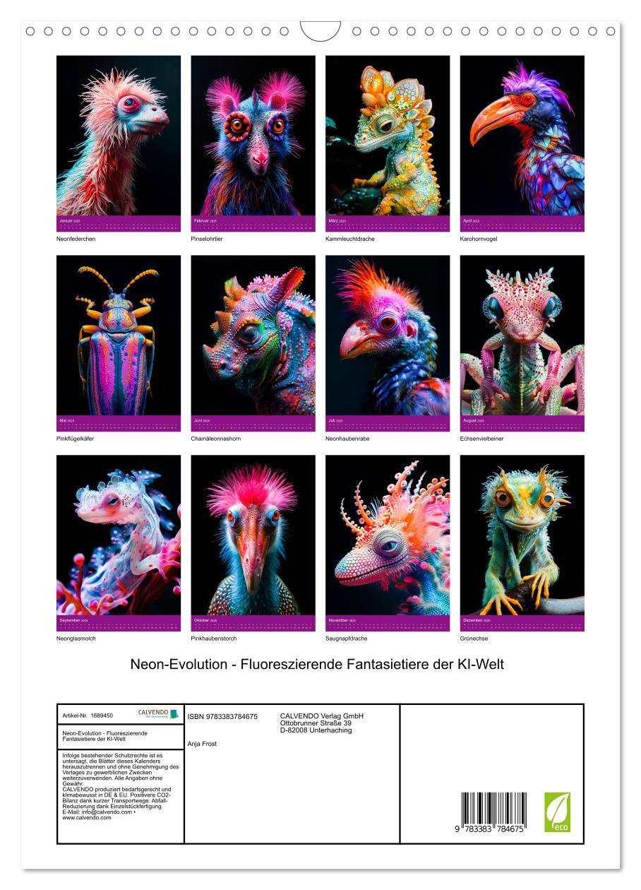 Bild: 9783383784675 | Neon-Evolution - Fluoreszierende Fantasietiere der KI-Welt...