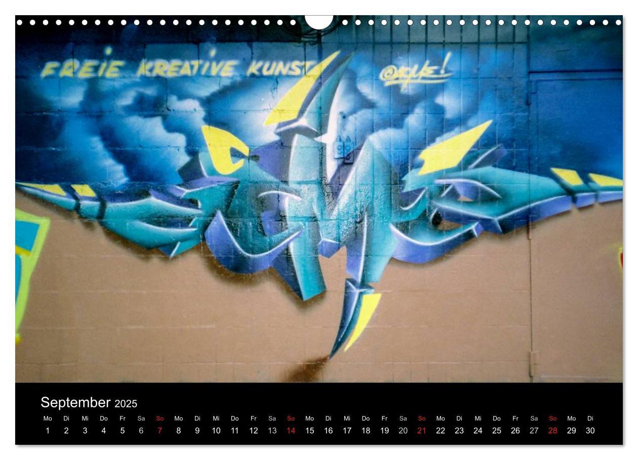 Bild: 9783435770816 | Graffiti - Kunst aus der Dose (Wandkalender 2025 DIN A3 quer),...