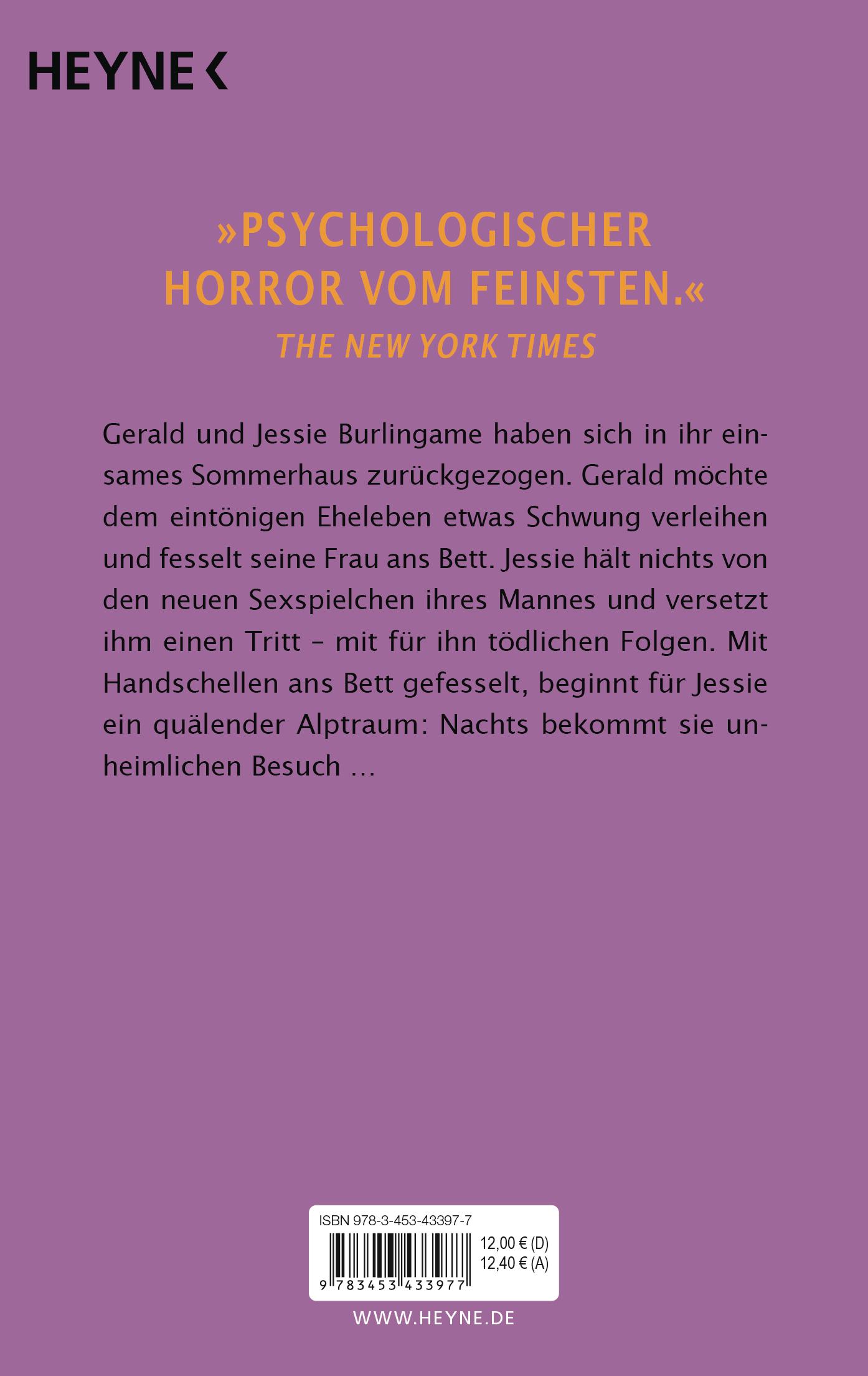 Bild: 9783453433977 | Das Spiel (Gerald's Game) | Stephen King | Taschenbuch | Deutsch