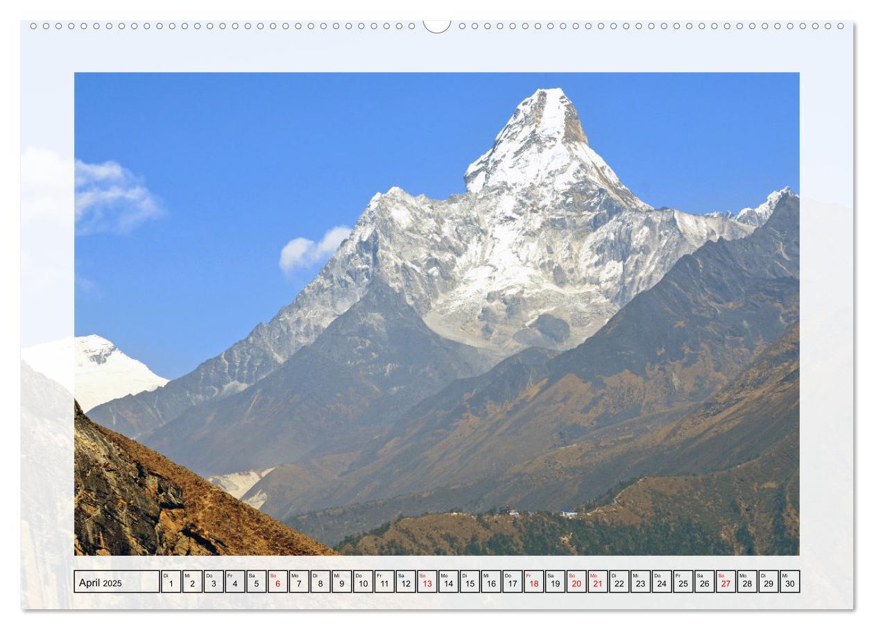 Bild: 9783435055708 | NEPALS Bergriesen im grandiosen Himalaya (Wandkalender 2025 DIN A2...