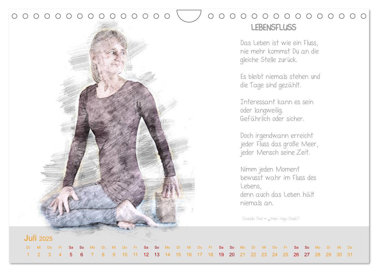 Bild: 9783435363605 | YOGA Inspirationen mit Texten zum Nachdenken (Wandkalender 2025 DIN...