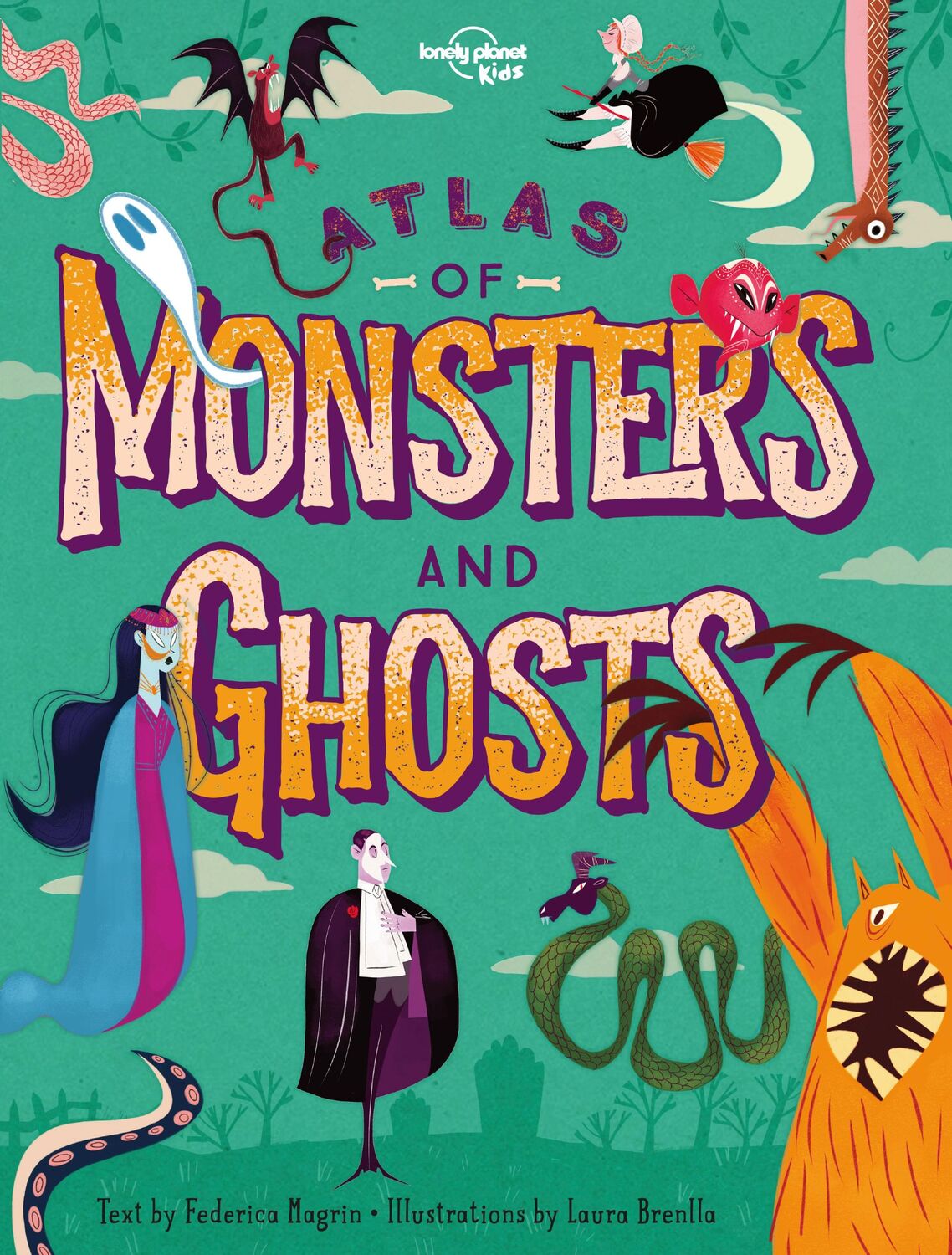 Cover: 9781788683463 | Lonely Planet Kids Atlas of Monsters and Ghosts | Magrin (u. a.)