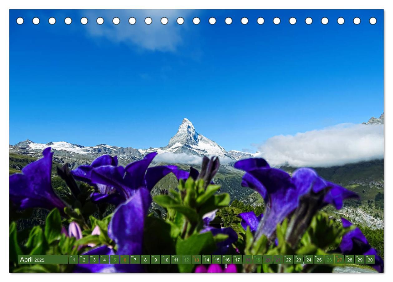 Bild: 9783383826443 | MATTERHORN Impressionen (Tischkalender 2025 DIN A5 quer), CALVENDO...