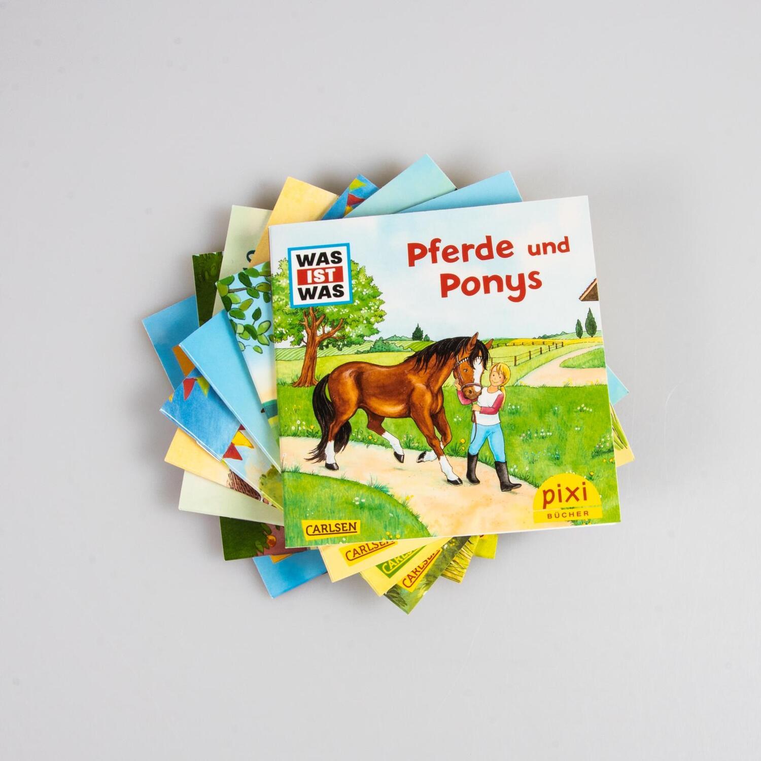 Bild: 9783551044983 | Pixi-8er-Set 284: Pixis bunter Ponyhof (8x1 Exemplar) | diverse | Box