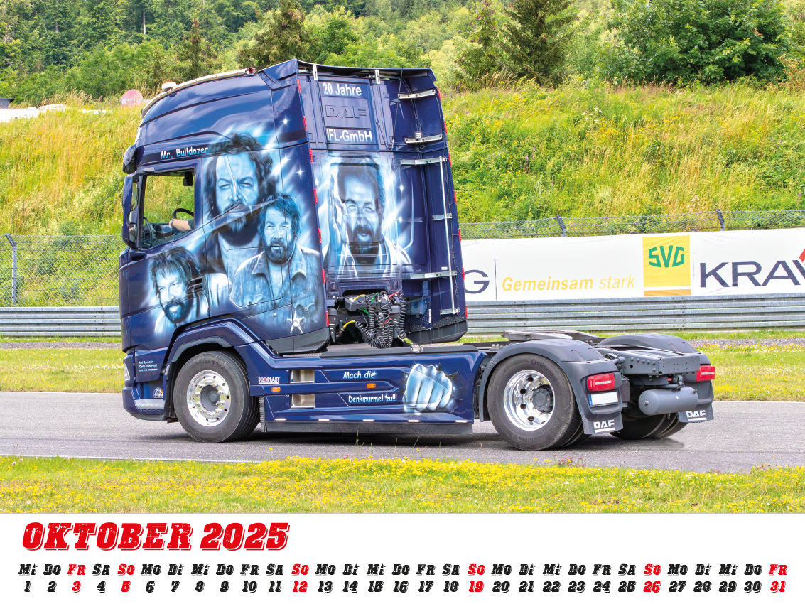 Bild: 9783948794705 | Showtruck Kalender 2025 | Airbrushbemalte Trucks | Frank Pommer | 2025