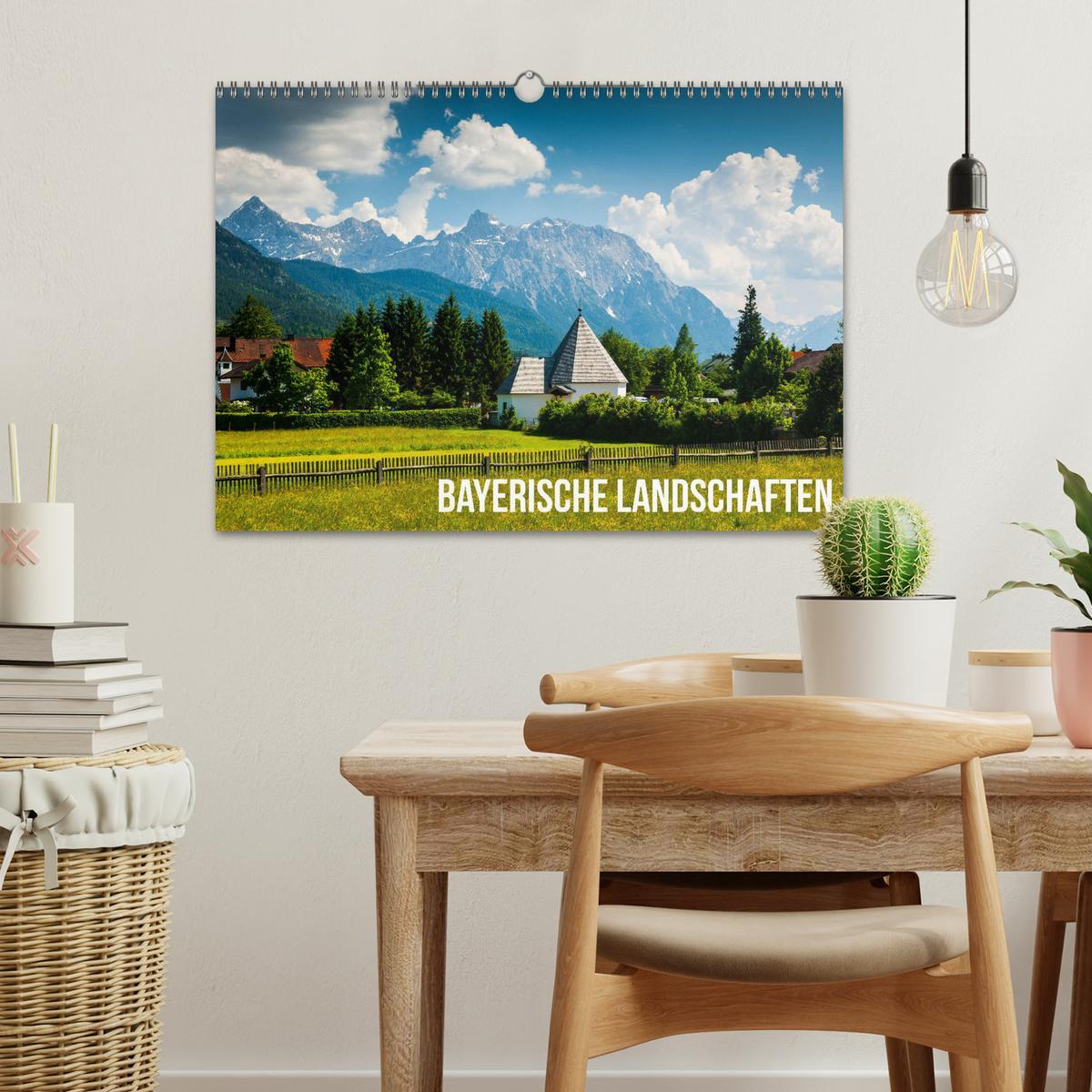 Bild: 9783435455591 | Bayerische Landschaften (Wandkalender 2025 DIN A3 quer), CALVENDO...