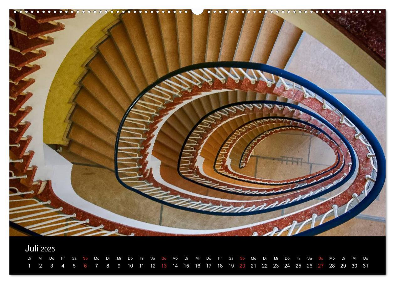 Bild: 9783435600687 | Faszination Treppen (Wandkalender 2025 DIN A2 quer), CALVENDO...