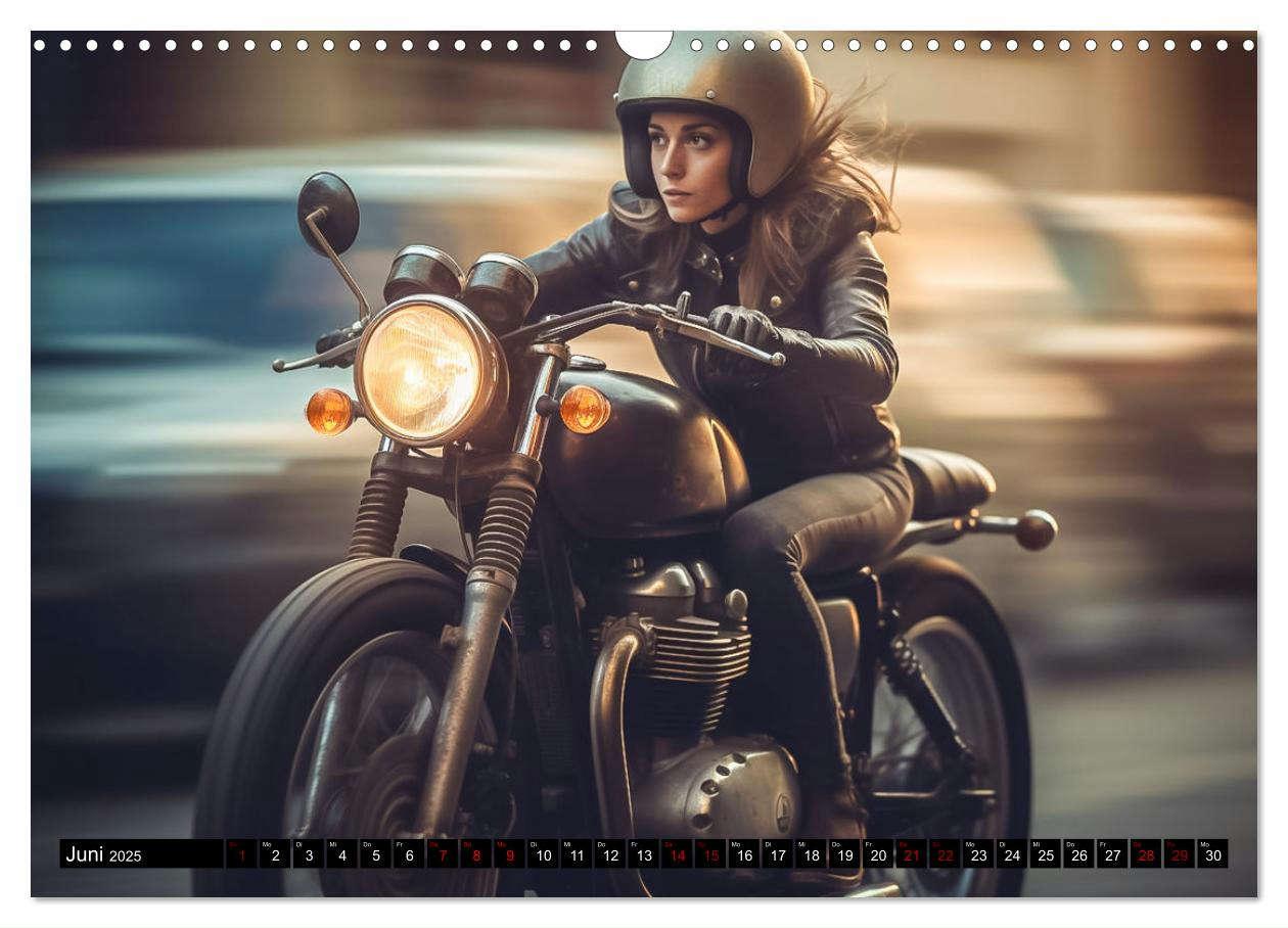 Bild: 9783383900600 | Urban Biker (Wandkalender 2025 DIN A3 quer), CALVENDO Monatskalender