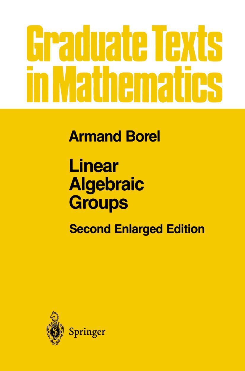 Cover: 9781461269540 | Linear Algebraic Groups | Armand Borel | Taschenbuch | xi | Englisch