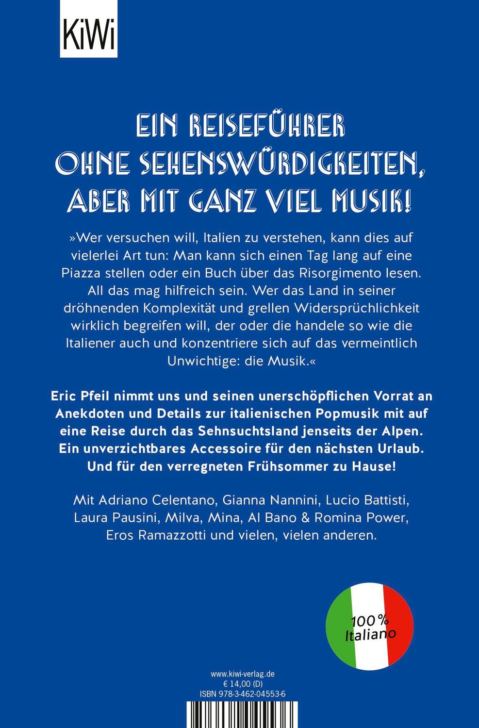 Rückseite: 9783462045536 | Azzurro | Eric Pfeil | Taschenbuch | 368 S. | Deutsch | 2022