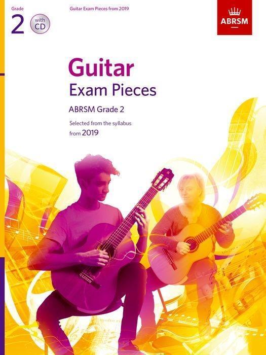 Cover: 9781786012227 | Guitar Exam Pieces from 2019 Grade 2 + CD | Version With CD | ABRSM