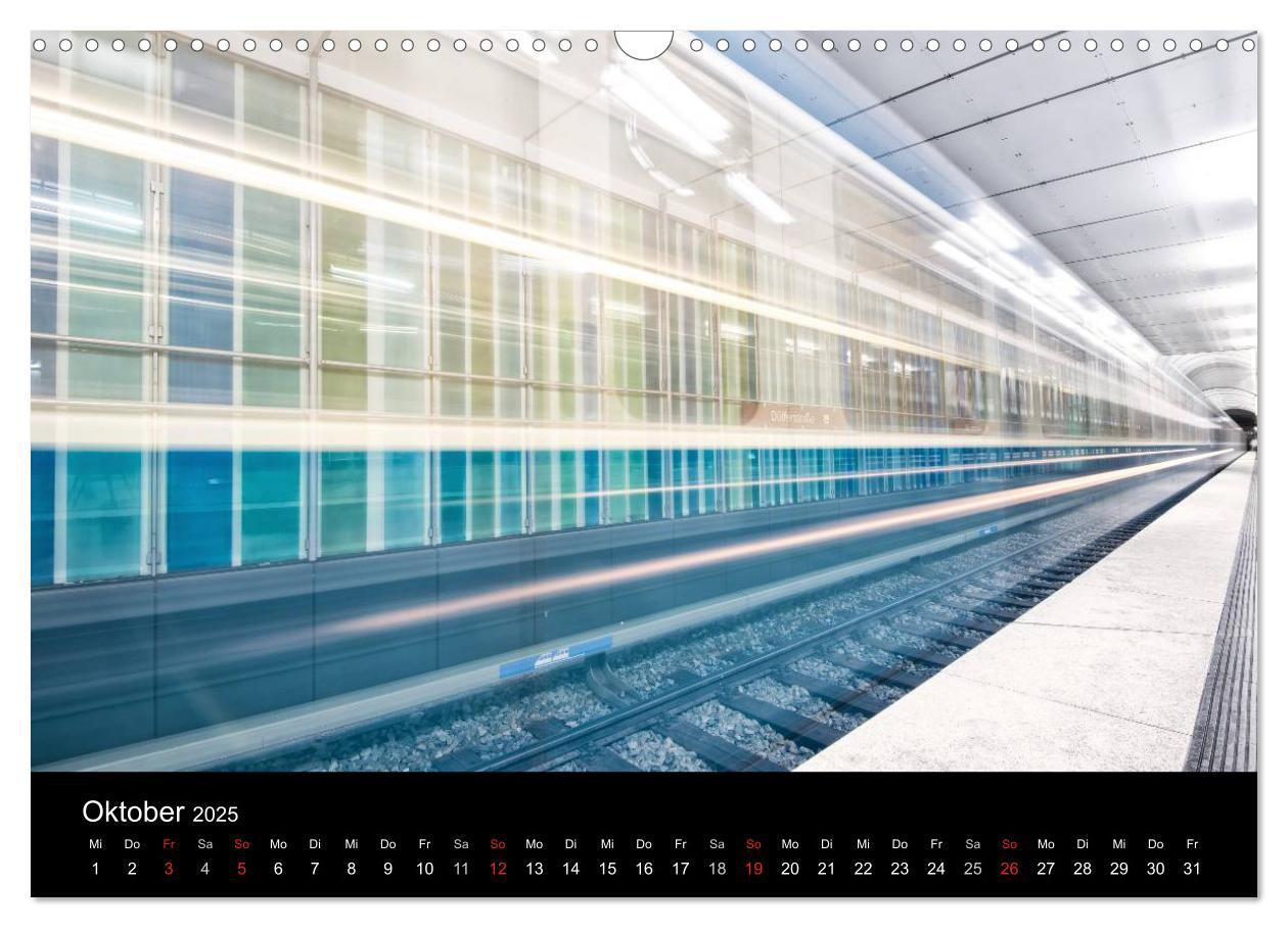 Bild: 9783435490370 | MetroMUC, Stationen im Untergrund Münchens (Wandkalender 2025 DIN...