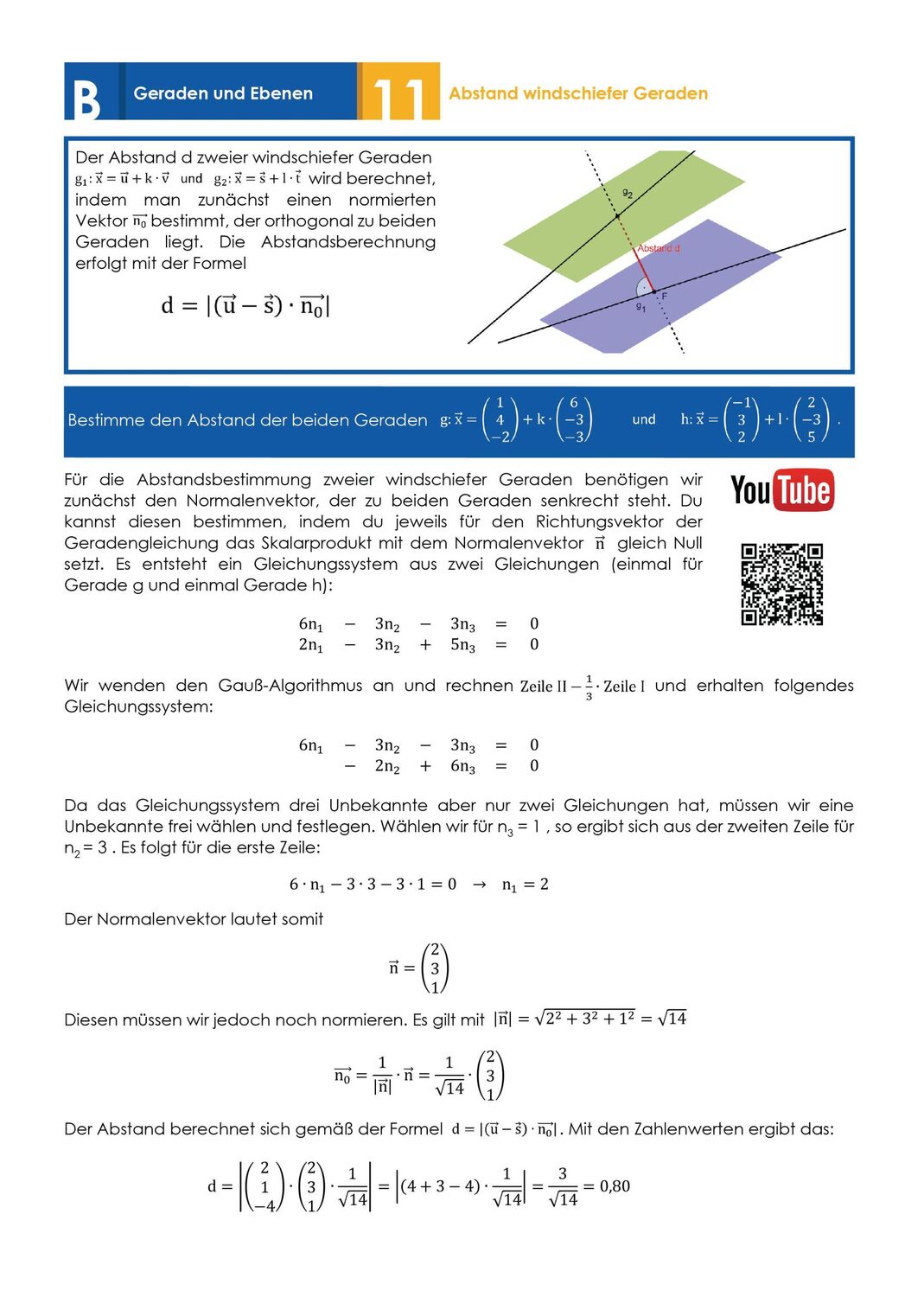 Bild: 9783946641131 | Mathematik Oberstufe Teil 3 - Vektorrechnung Abitur StrandMathe...