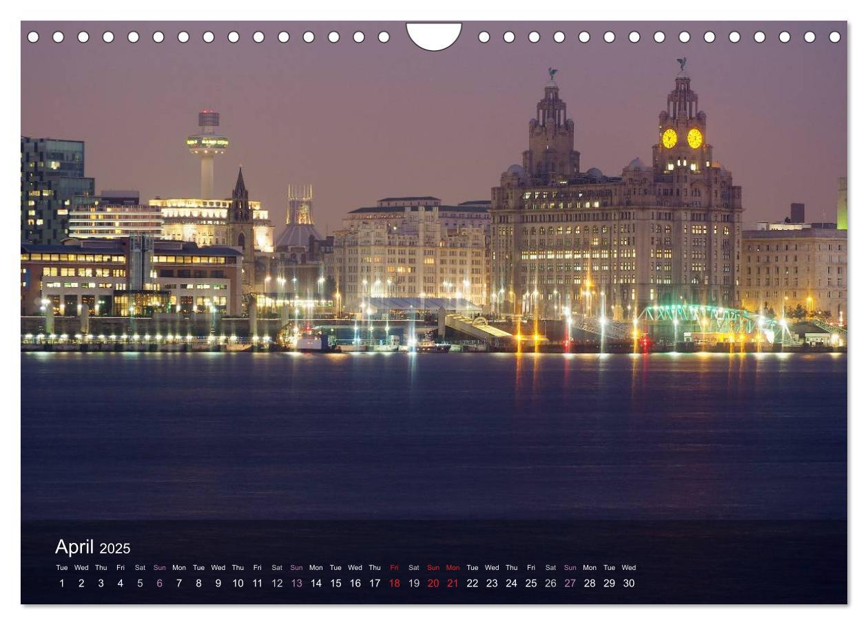 Bild: 9781325955022 | Liverpool - Water and Light (Wall Calendar 2025 DIN A4 landscape),...