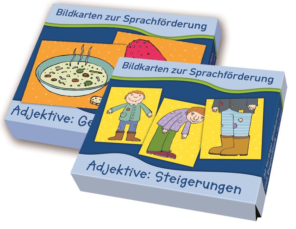 Cover: 9783834609137 | Bildkarten zur Sprachförderung: PAKET Adjektive | Anja Boretzki | Box