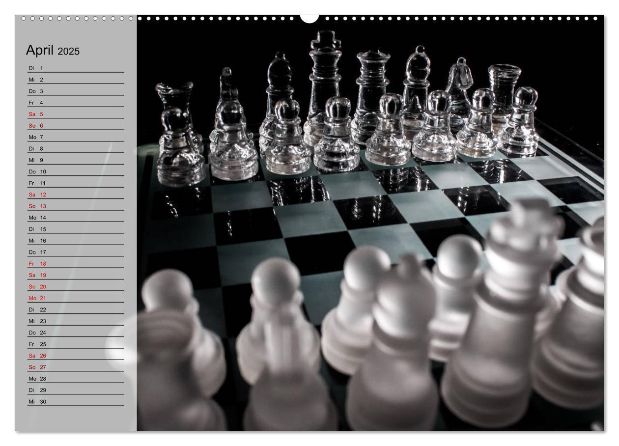 Bild: 9783435393664 | SCHACH - Spiel der Könige (Wandkalender 2025 DIN A2 quer), CALVENDO...