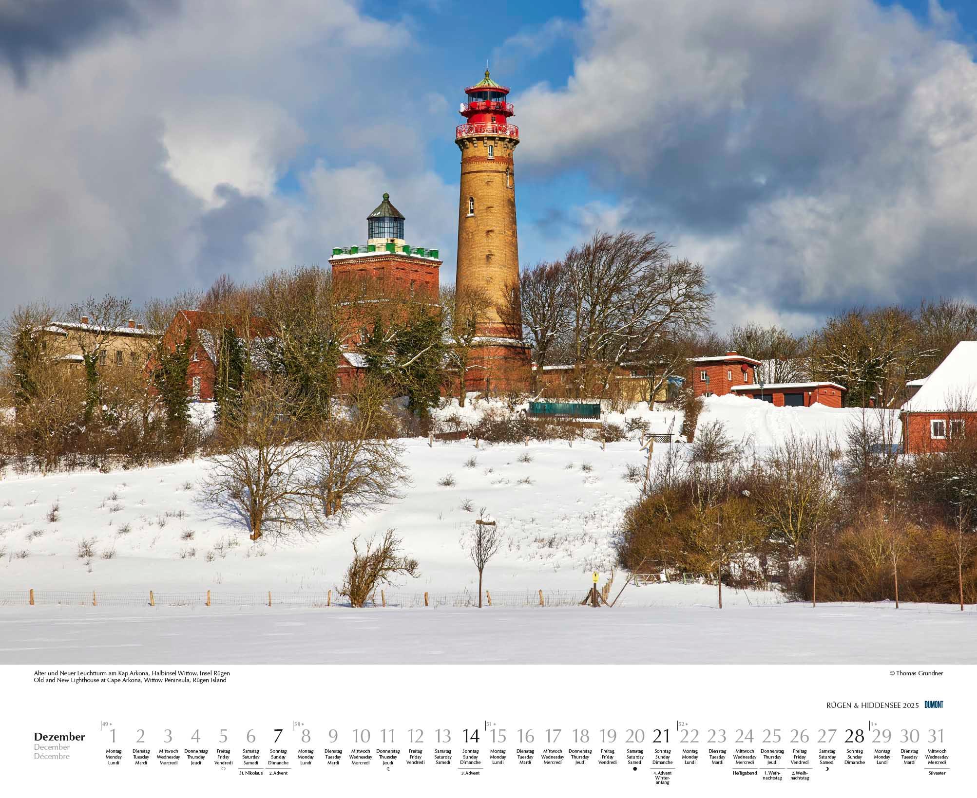 Bild: 4250809652726 | Rügen &amp; Hiddensee 2025 - Wandkalender 52 x 42,5 cm - Spiralbindung