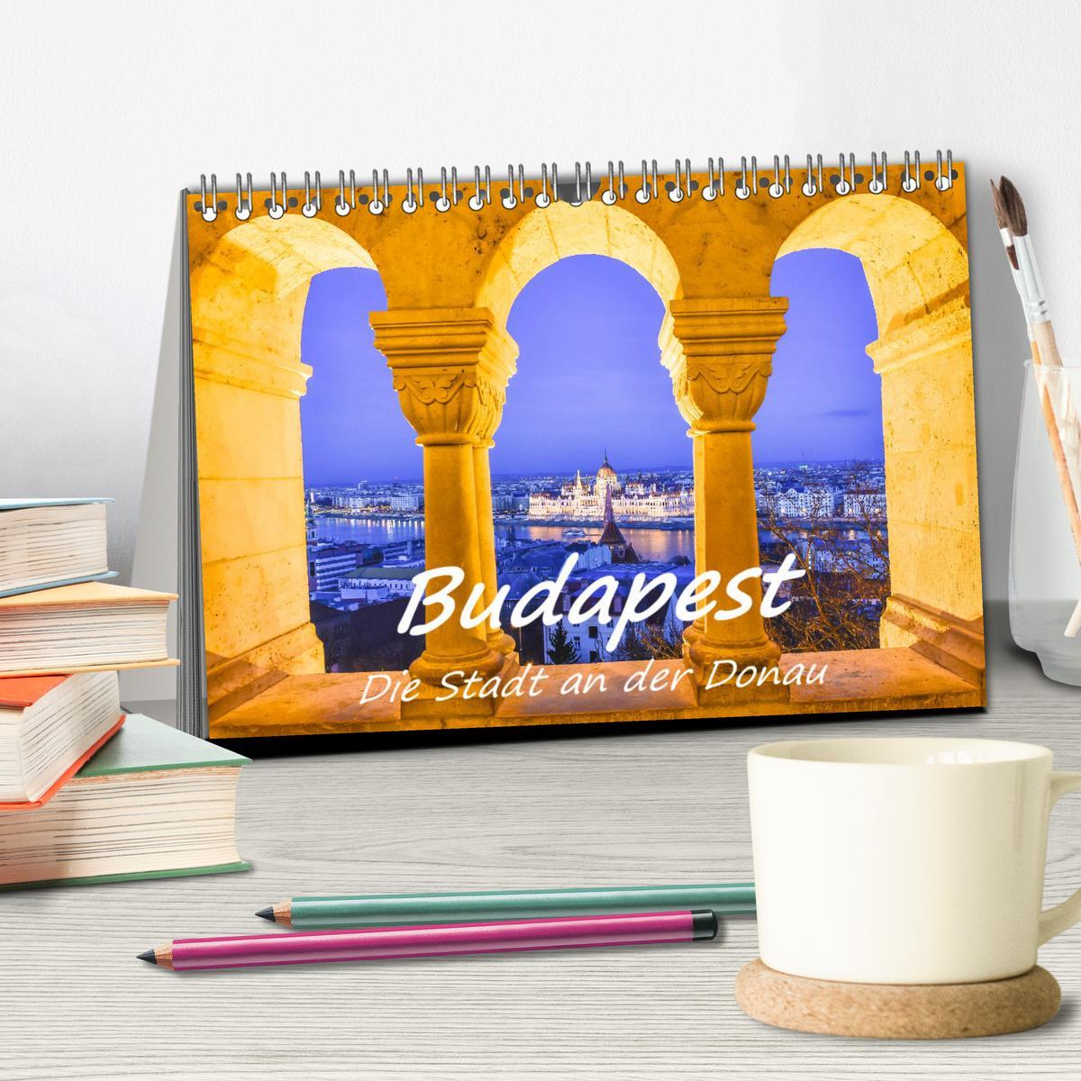 Bild: 9783435143658 | Budapest - Die Stadt an der Donau (Tischkalender 2025 DIN A5 quer),...