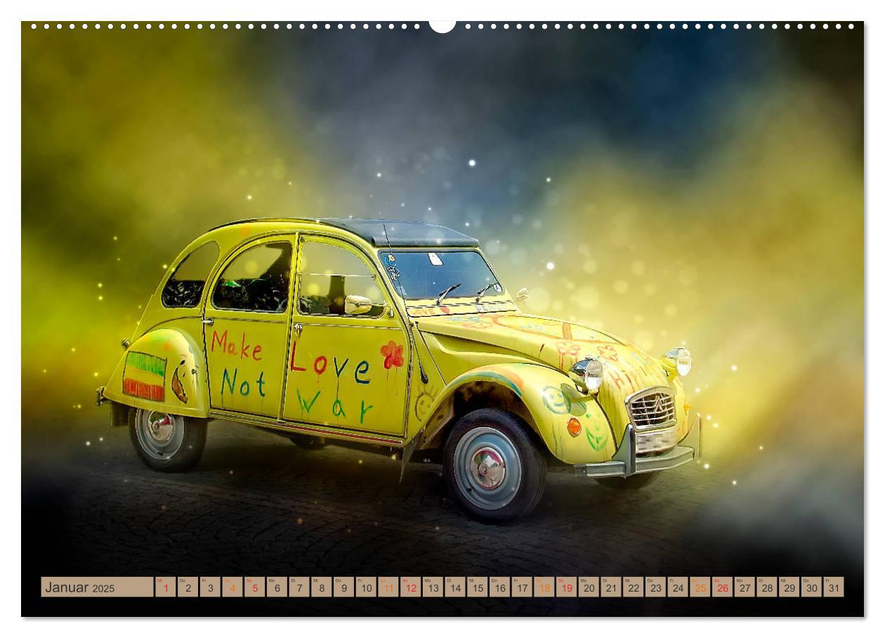 Bild: 9783435348640 | Die Ente - Citroën 2CV (Wandkalender 2025 DIN A2 quer), CALVENDO...