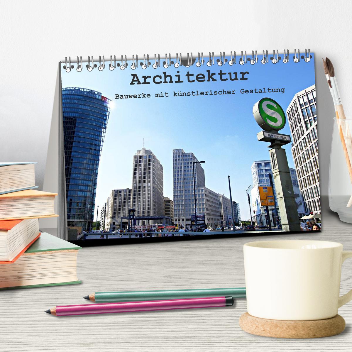 Bild: 9783435503391 | Architektur - Bauwerke mit künstlerischer Gestaltung (Tischkalender...