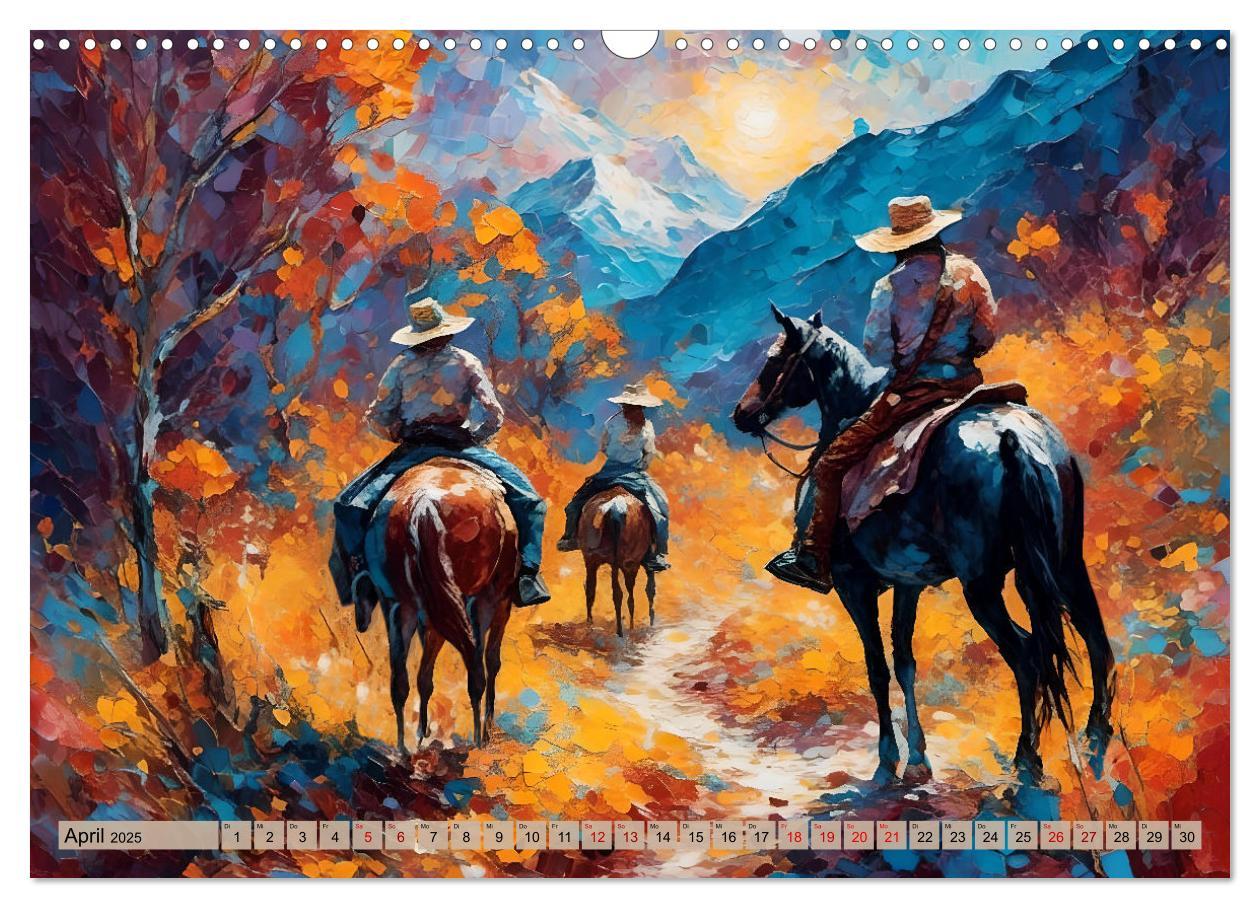 Bild: 9783457158463 | Wild West Moments (Wandkalender 2025 DIN A3 quer), CALVENDO...