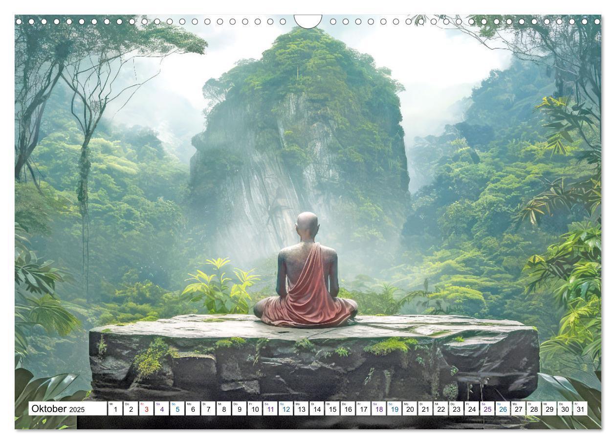 Bild: 9783383779978 | Meditation und weiter Horizont (Wandkalender 2025 DIN A3 quer),...