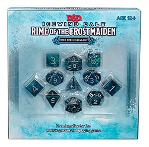 Cover: 9780786967148 | D&amp;D Icewind Dale: Rime of the Frostmaiden Dice Set | Dragons | 2021