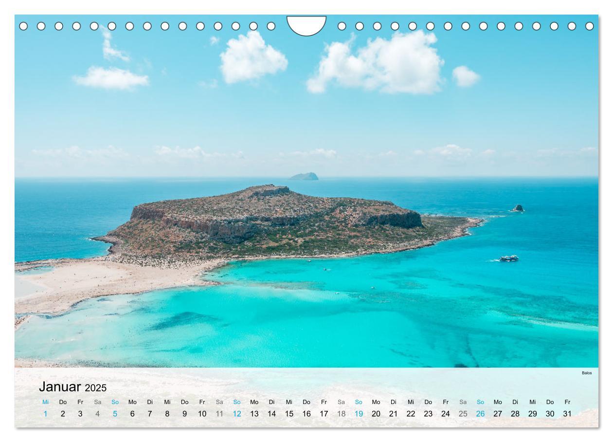 Bild: 9783383997396 | Kreta - Die Highlights der Insel (Wandkalender 2025 DIN A4 quer),...