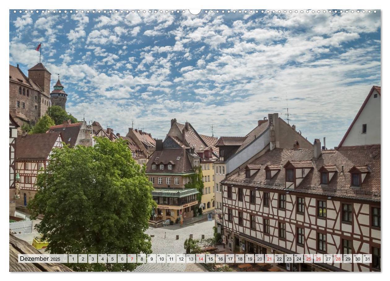 Bild: 9783435591619 | NÜRNBERG Historisches Stadtherz (Wandkalender 2025 DIN A2 quer),...