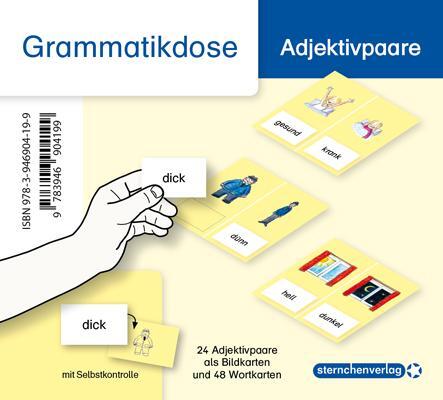 Cover: 9783946904199 | Meine Grammatikdose - Adjektivpaare | Katrin Langhans | Box | 72 S.